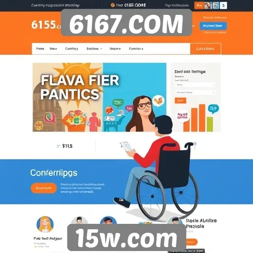 Acessibilidade no site 6167.COM é aprimorada