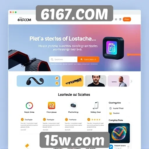 Experiência de usuário no site 6167.COM